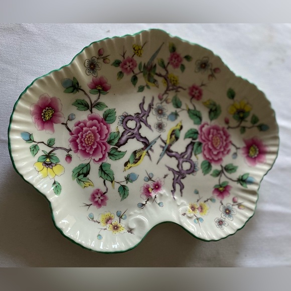 James Kent Old Foley Staffordshire England Chinese Rose Dish - Picture 1 of 5